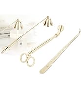 YURROAD 3 in 1 Candle Snuffer Long Handle Candle Extinguisher Candle Wick Trimmer Candle Cutter C...