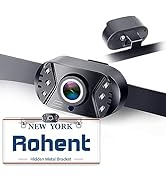 Car Backup Camera Metal Hidden Bracket - Easy Install HD Reverse License Plate Camera for Radio S...