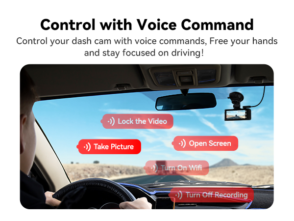 car camera - dash cam front and rear