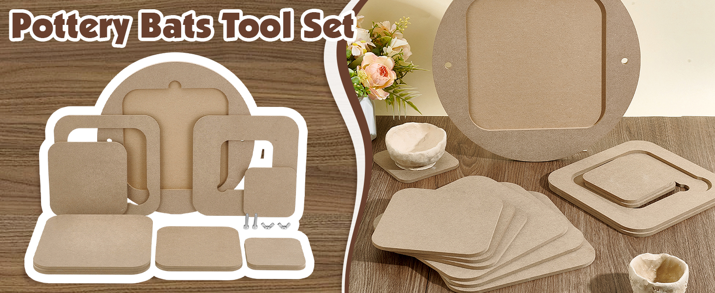 Pottery Bats Tool Set