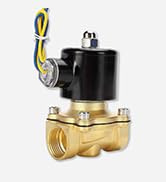 Beduan Brass Electric Solenoid Valve, 1/2&amp;#34; 12V Air Valve Normally Colsed for Water Air Gas