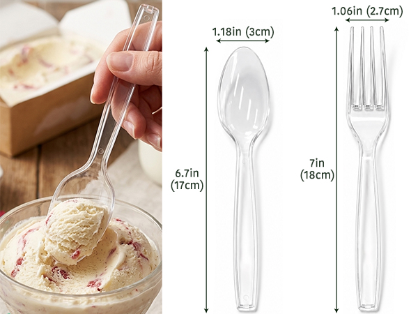 Heavy Duty Plastic Spoons &amp; Forks