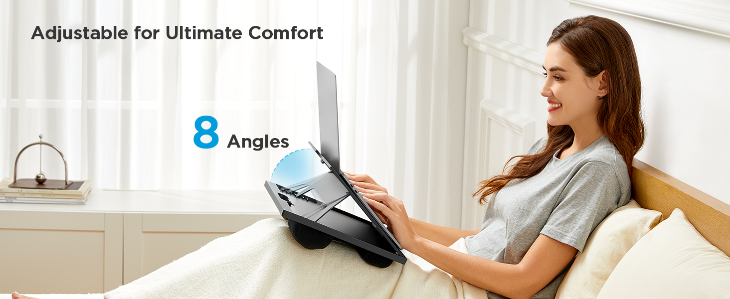 HNLD2 adjustable lap desk laptop lap desk laptop stand for bed lap desk for laptop with cushion