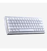 JSJT 63 V2 Hall Effect Gaming Keyboard, 60% Wired Hot-swap Magnetic Switches Jelly Keyboard, 0.00...