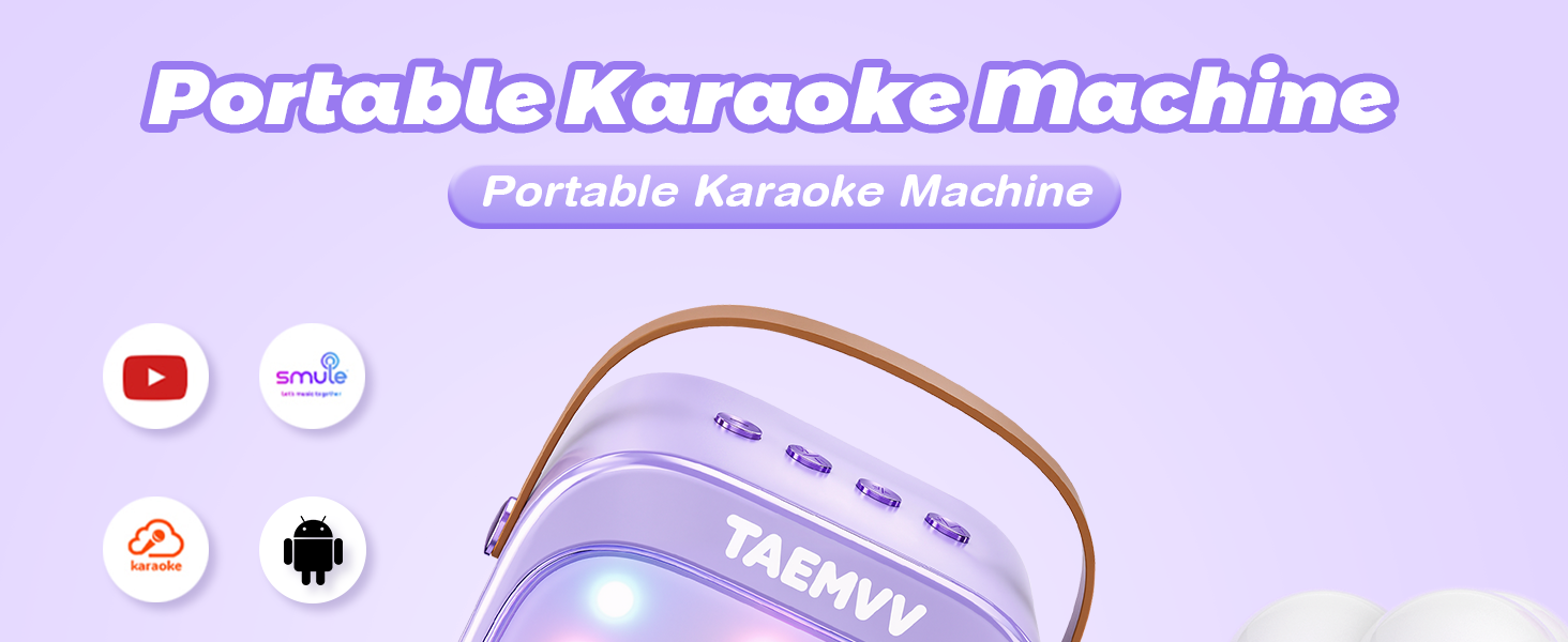 Mini Karaoke Machine for Kids
