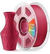 PLA+ Matte Filament 1.75mm, Soft Matte Finish, Reduced Layer Lines, 1KG (2.2lbs) 3D Printer PLA F...