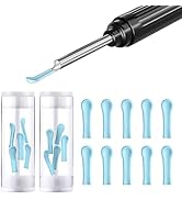 Replacement Accessories Silicone Ear Spoons for HaYiue Ear Wax Removal, Reusable Ear Cleaner Came...