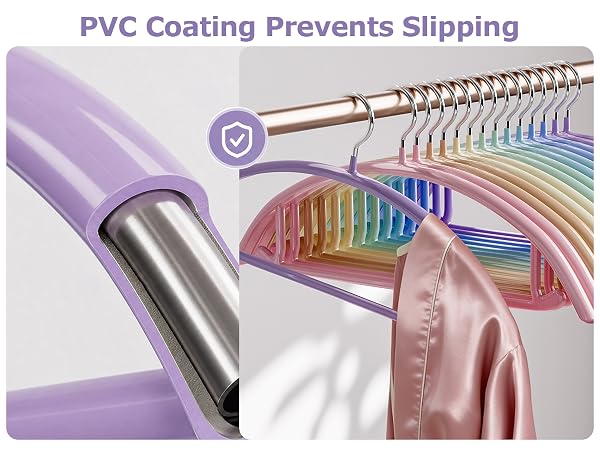 PVC anti-slip clothes hanger