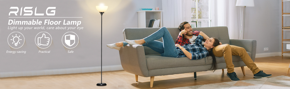 Dimmable floor lamp