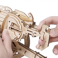 rokr 3d wooden puzzles for adults model kit kw801-step1