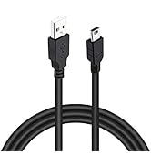 Suptig Charging Cable Mini USB Charging Cable 2 Pack Compatible for Gopro Hero 4 Silver Hero 4 Bl...