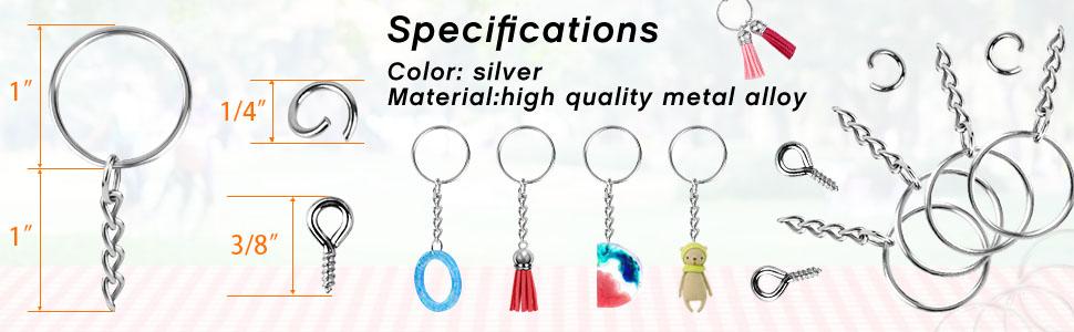 keychain rings for resin