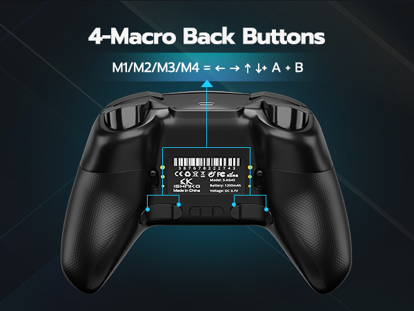 Back buttons controller
