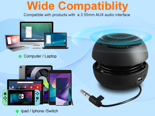 Portable Mini Speaker Wired Small Speaker