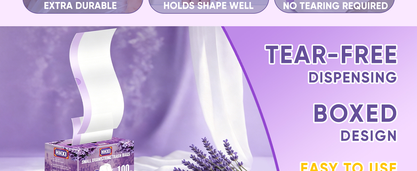 BOXED DESIGN; TEAR-FREE DISPENSING ; EASY TO USE