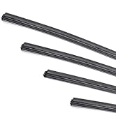 Yekoaru 4 PCS Wiper Blade Refill, 24" Rubber Windshield Wiper Baldes Strip, Adjustable Frameless ...