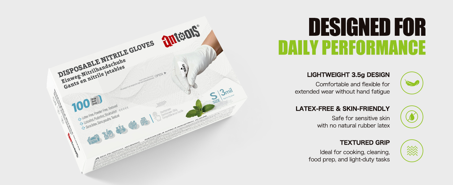 Food Safe Disposable Nitrile Gloves