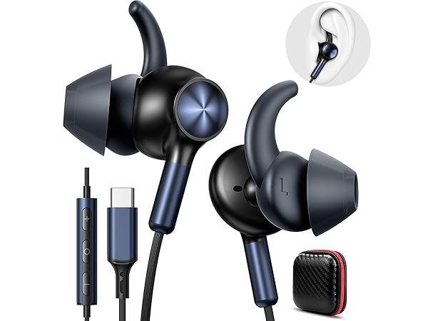 sports usb-c wired earbuds