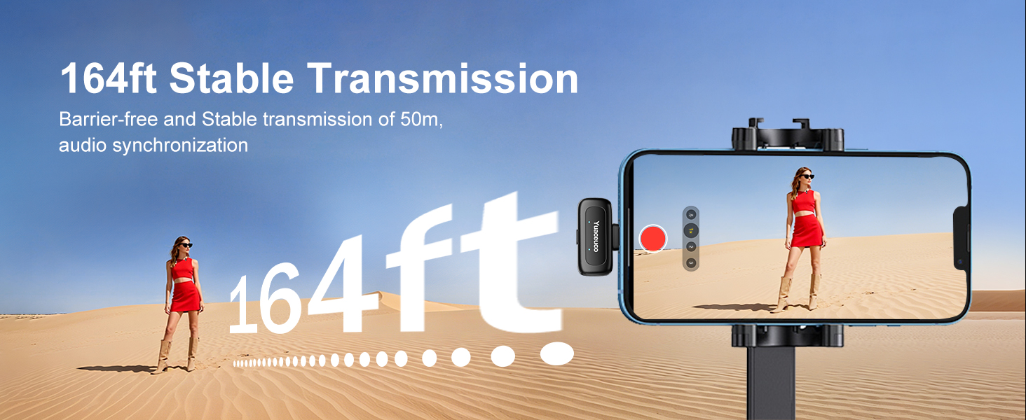 Mini Wireless Lavalier Microphone for iPhone