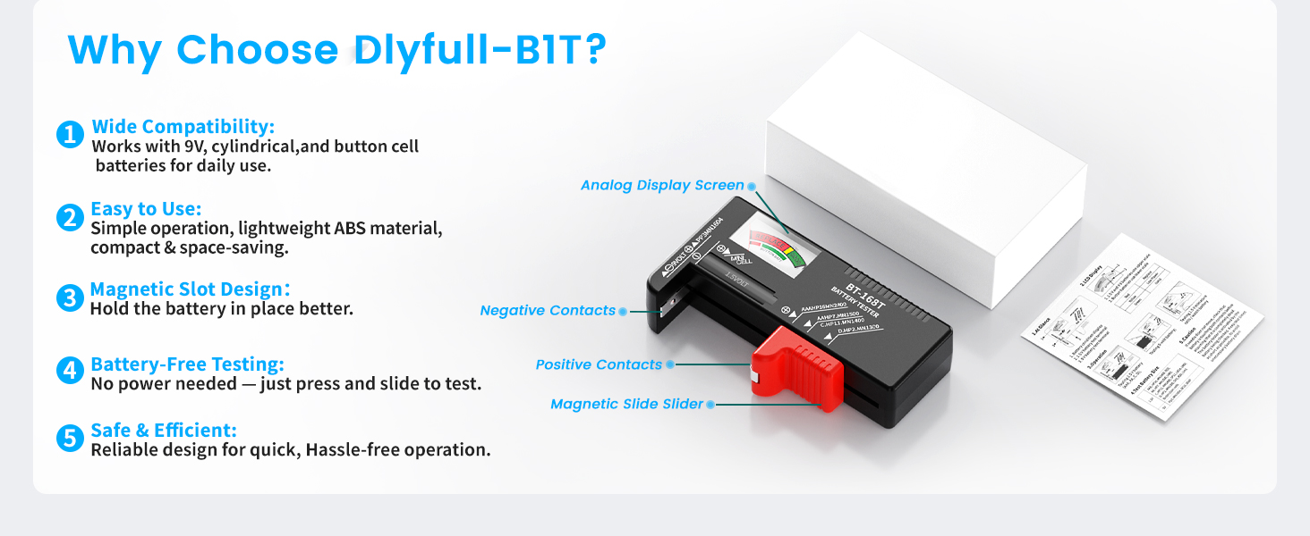 alkaline battery tester