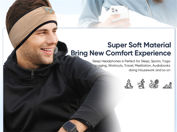 sleep headphones bluetooth headband