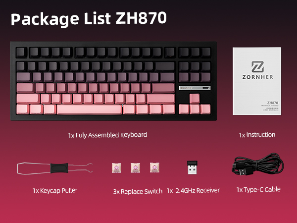 zornher mechanical keyboard