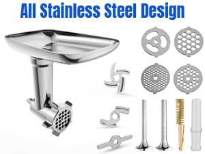 Metal Food Grinder Attachments for KitchenAid