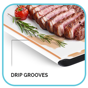 Large Cutting Board with Juice Groove