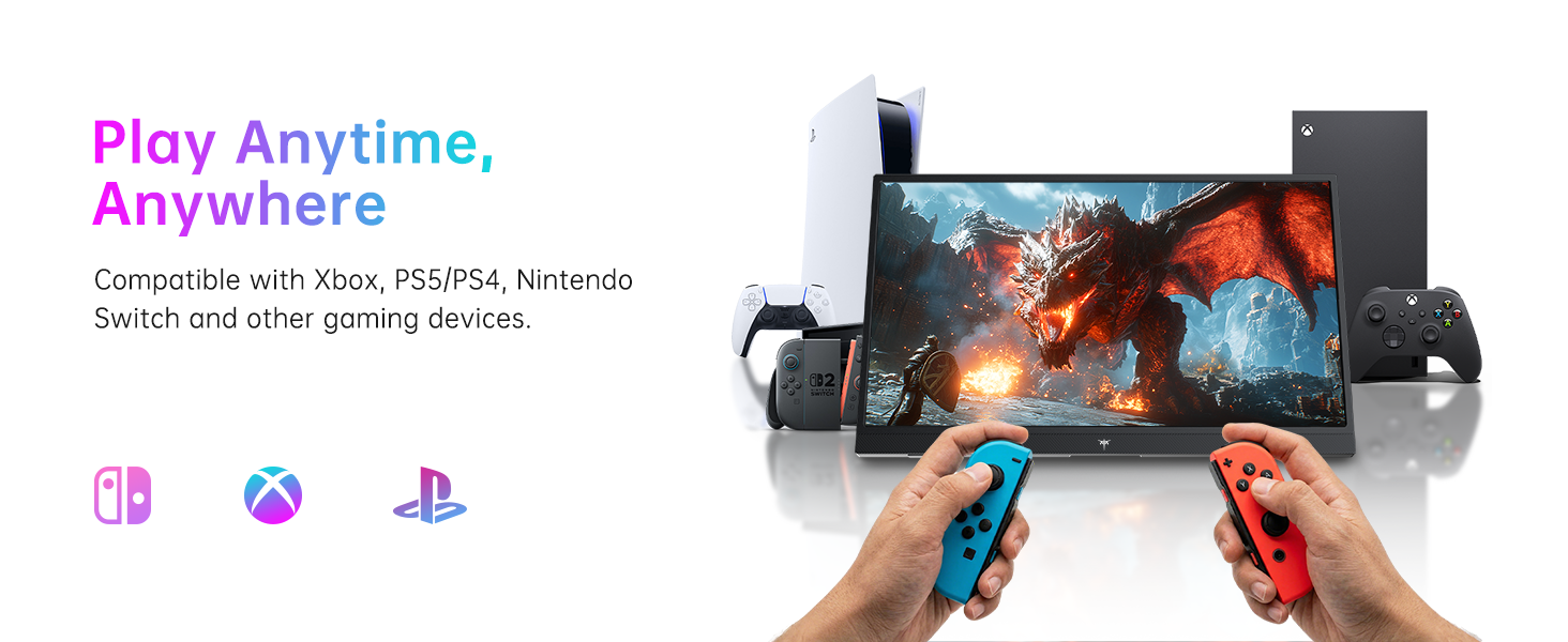 Compatible with Xbox, PS5/PS4, Nintendo Switch