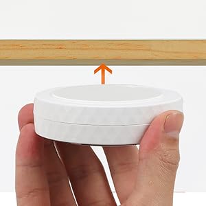 LED Puck Lights Battery Operated Closet Lights, Wireless Under Cabinet Lighting