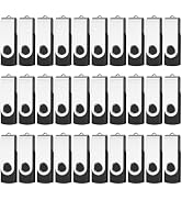 AreTop 50-Pack Flash Drive 8GB Bulk Thumb Drives USB 2.0 Metal Memory Sticks with Lanyard,Portabl...