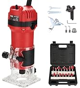 TEENO Wood Router, 6.5Amp 1.25HP Wood Routers for Woodworking, 800W Hand Wood Router Tool, 31000R...