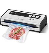 FRESKO Automatic Vacuum Sealer for Food with 95 kPa Powerful Suction, Compact Food Sealer machine...