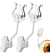 Trombone Lyre,2Pack Silver Trombone Lyre Holder for Marching Band,6.89Inch Trombone Sheet Music C...