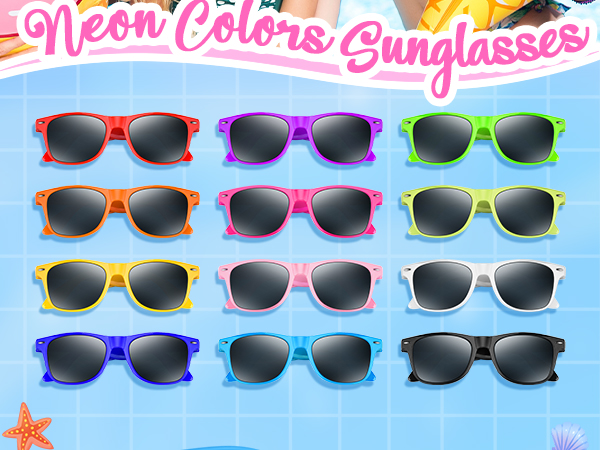 Neon Sunglasses 