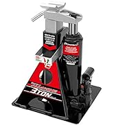 Powerbuilt 3 Ton, Bottle Jack and Jack Stands in One, 6000 Pound All-in-One Car Lift, Heavy Duty ...