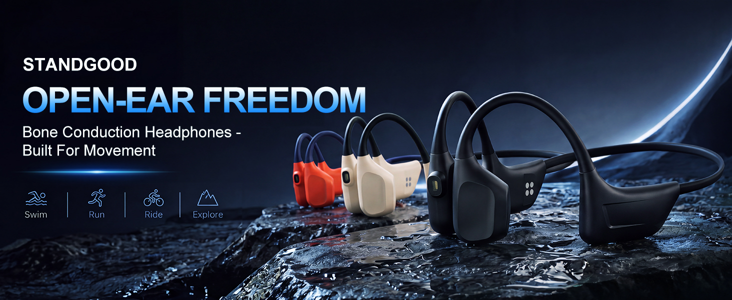 OPEN-EAR FREEDOM Bone Conduction Headphones