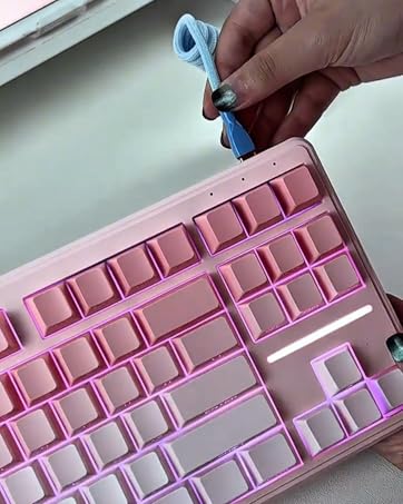 Wired keyboard gaming keyoard computer keyboard wired keyboard for laptop pink keyboard