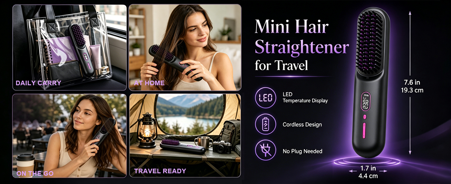hair straightener hot comb