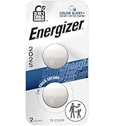 Energizer 2025 Batteries (2 Pack), 3V Lithium Coin Batteries With 3-in-1 Child Shield