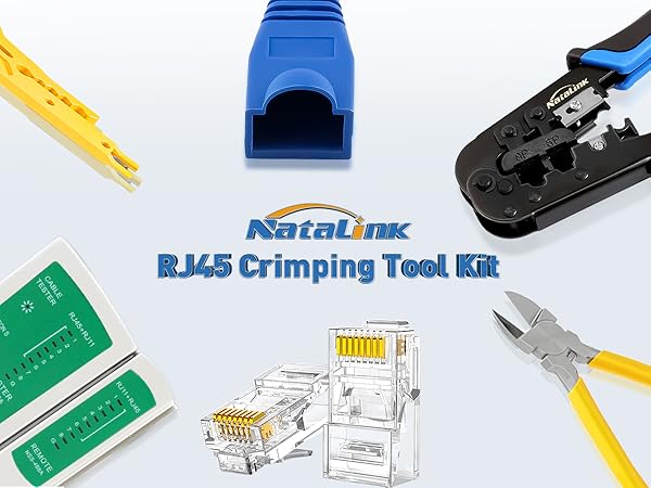 NataLink rj45 crimping tool kit