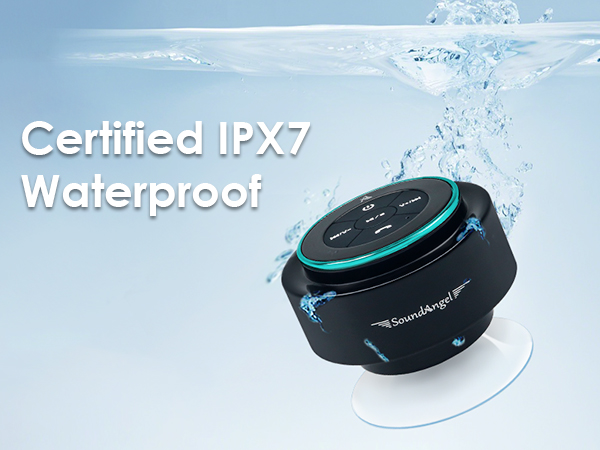 IPX7 waterproof shower speaker