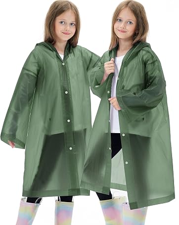 girl boy raincoat