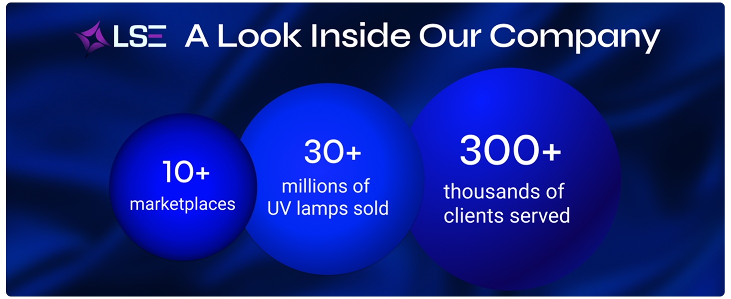 Visual representation of LSE Lighting as a trusted leader in UV-C lighting solution