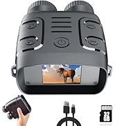 Night Vision Goggles, 2K Video Clarity, 10X Digital Zoom, 2.4" TFT Screen, 850nm Infrared Light, ...