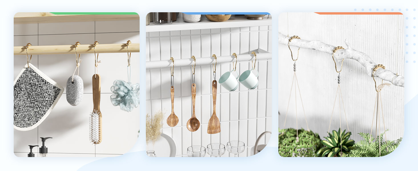 Amazer Shower Curtain Rings