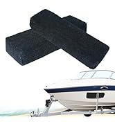 Desunqin 2 Pack Carpeted Marine Boat Trailer Bunks, Boat or ski Trailer Black Bunk Boards for Tra...