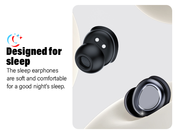 ZYHKON Sleep Earbuds Bluetooth 5.4 in Ear Touch Screen Sleep Headphones