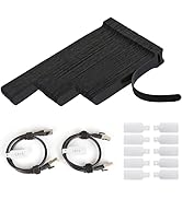 70 PCS Reusable Cable Ties with Hook and Loop, Multi-purpose Adjustable Cable Management Wire Tie...