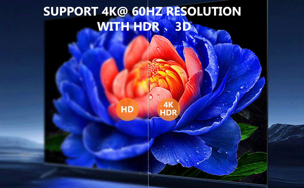 4 way Powered hdmi Splitter for conference room presentations,home theaters,game rooms,TV Stores,